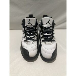 Air Jordan 12 XII Retro GS Floral DR6954-100 1Y Size 11C  Black White Sneakers